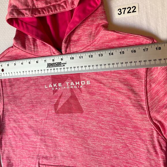 Outfitter Trading Co. Women Sweatshirt size L Hoodie Lake Tahoe California Pink - Picture 2 of 11